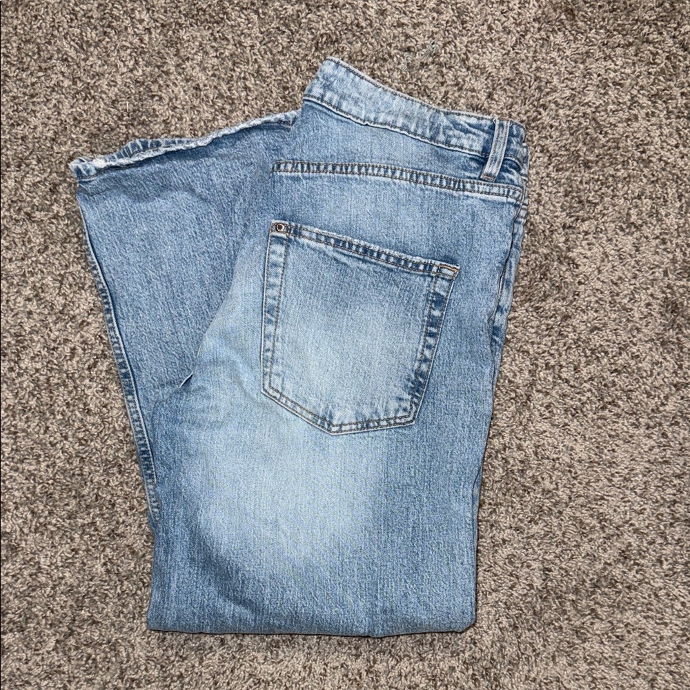Women's Light Blue Flare Jeans